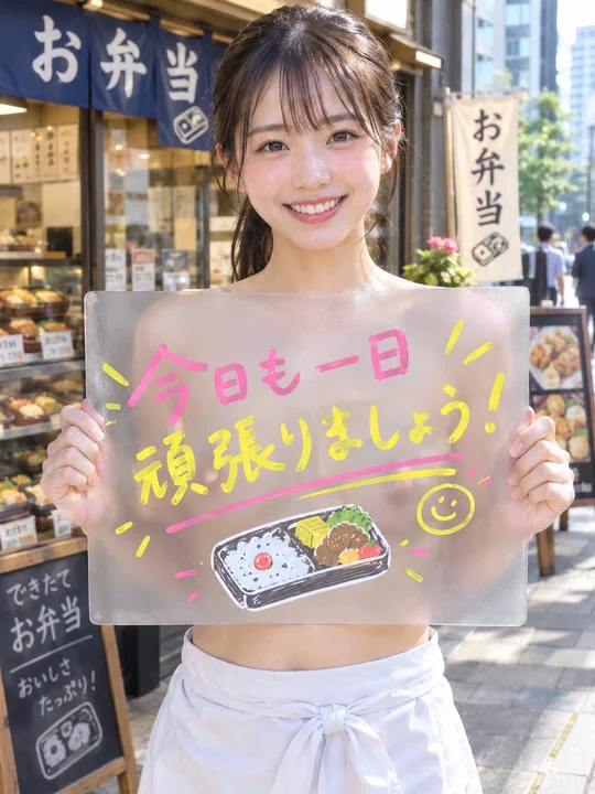 日本可爱女孩便当店宣传写真