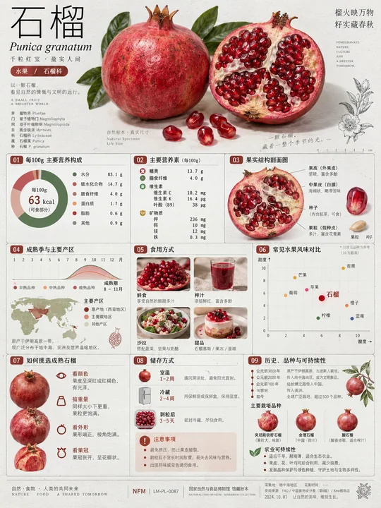 红石榴百科全书式现代博物馆导览信息卡
