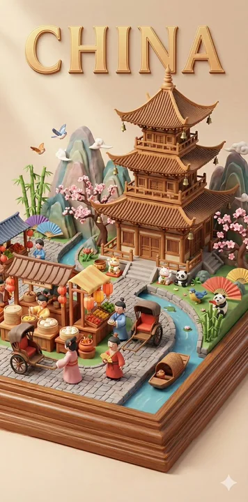 Изысканная многослойная 3D-рельефная культурная урбанистическая микромодель