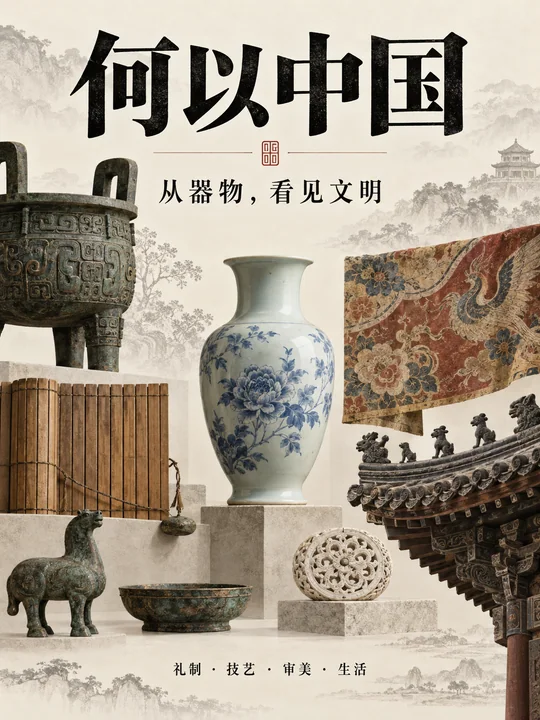 何以中国:博物馆级器物文明海报