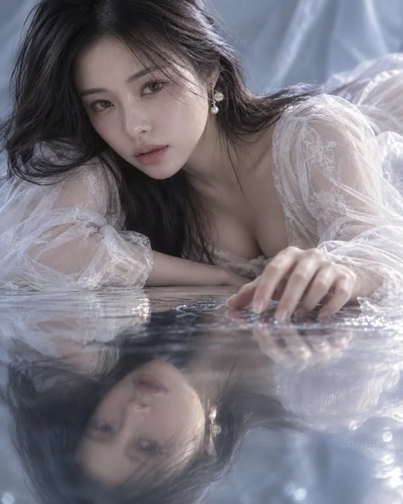 写实梦感安静克制编辑感东亚女性人像
