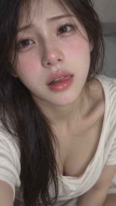 东亚女性近距离情感人像摄影