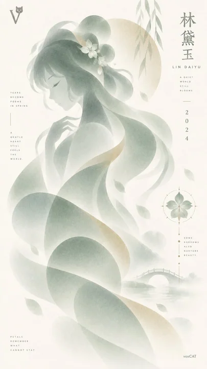 柔性生物形态抽象海报