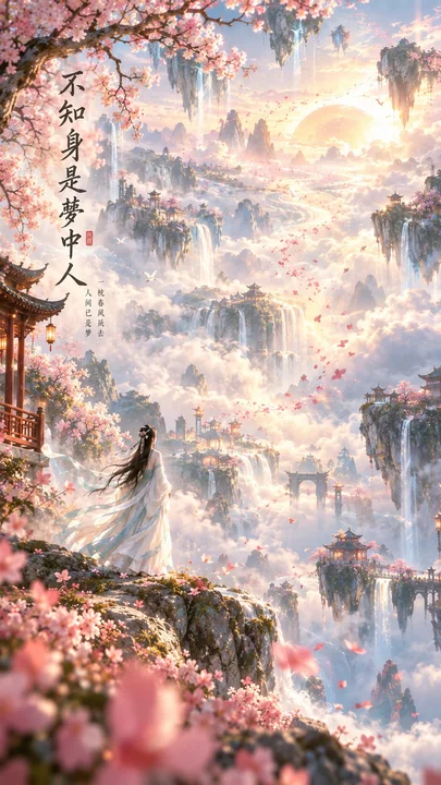 东方梦境美学艺术海报春日旧梦