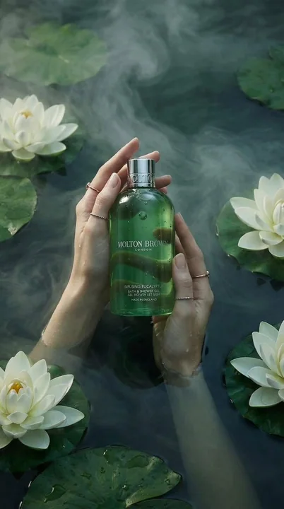 奢华SPA氛围沐浴露产品摄影
