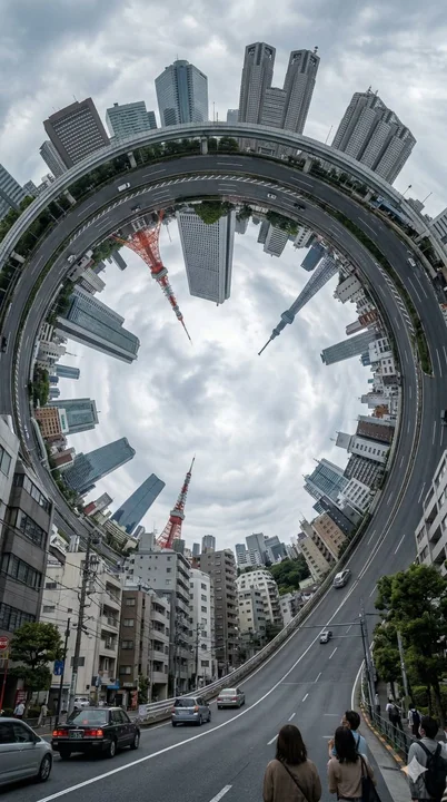 『インセプション』のような反重力を備えた折りたたみ都市の奇跡