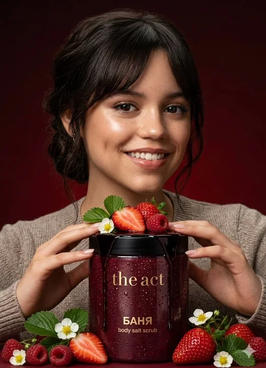 Jenna Ortega embodies Luxury Berry Fizz