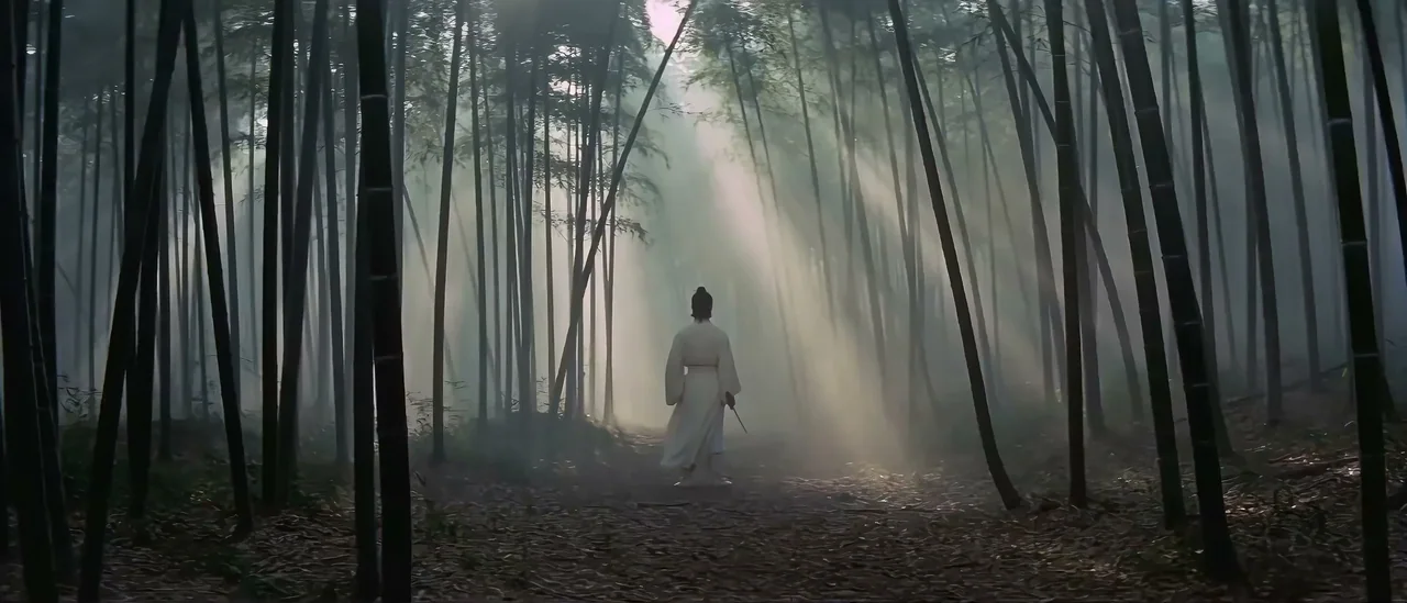 フー・チンシュアン風の武俠映画における禅の美学を帯びたカメラワークの構図