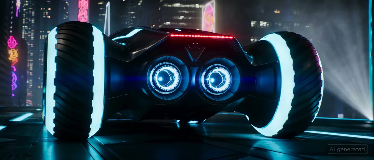 Villes futures, extraterrestres, courses folles en quatre prises de vue consécutives
