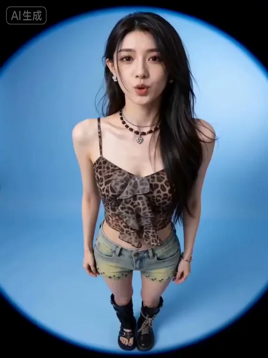 A Versatile Fashion Girl Through a Fish-eye Lens