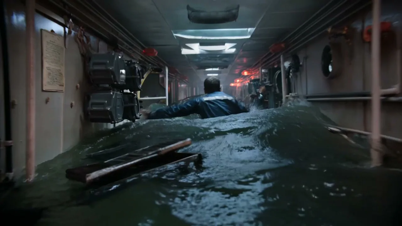 Crise d'inondation sous-marine : les marins luttent pour leur vie
