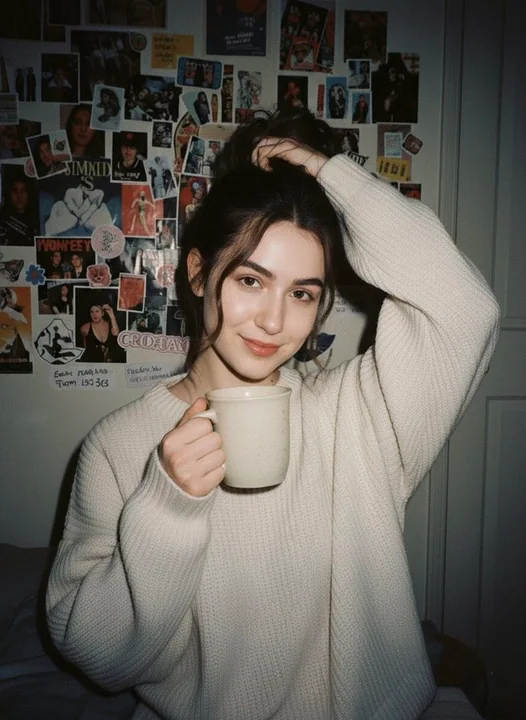 Photo dans le style des années 90