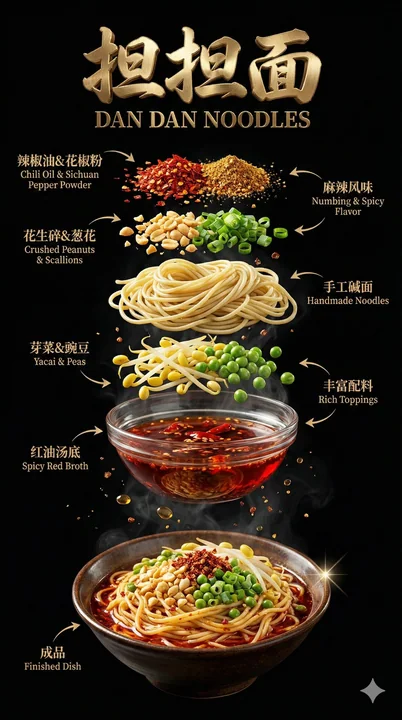 Dan Dan Noodles High-end Poster