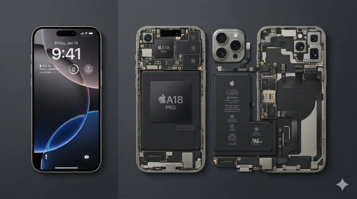 Демонтаж iPhone 16 Pro Max