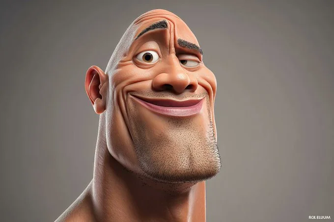 Real person to 3D manga