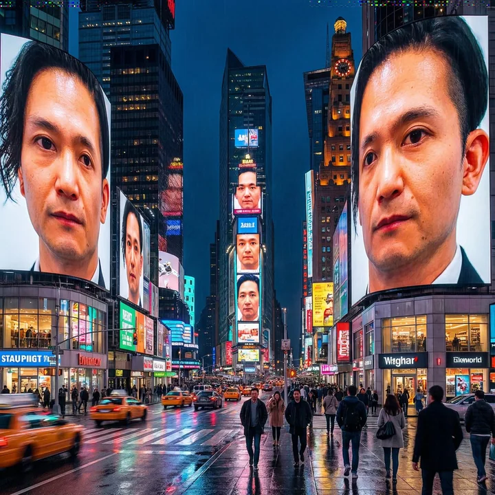 满城巨型广告牌皆是我特写的超现实都市