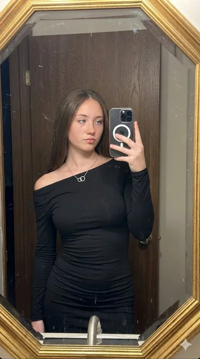 Black bodysuit ultra realistic bathroom high definition self portrait in front of the mirror