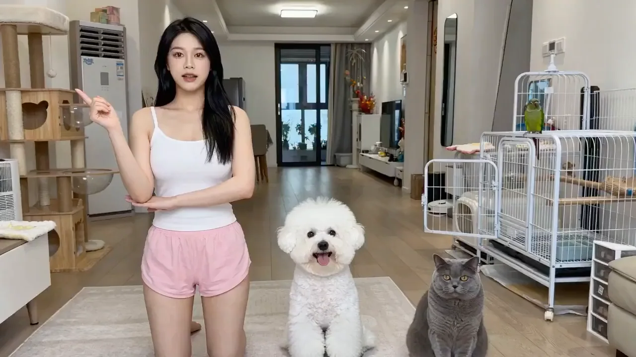 Cute Pet Performance Showcase: Competing for Cat Canned Food with Acting Skills