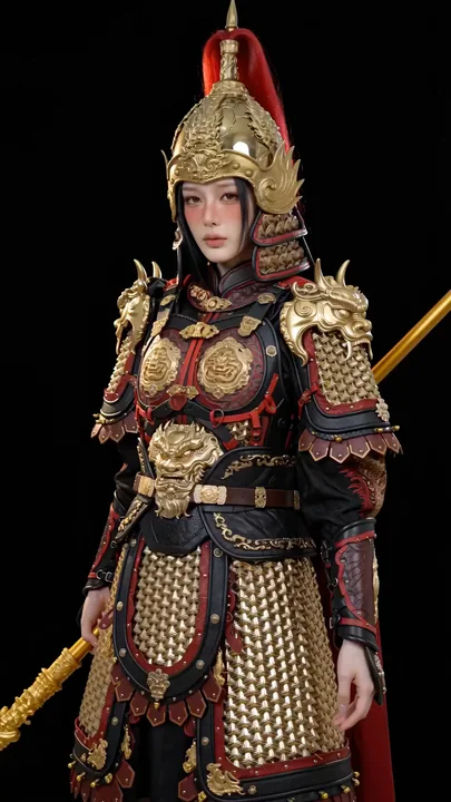 12秒10套女性铠甲变装秀