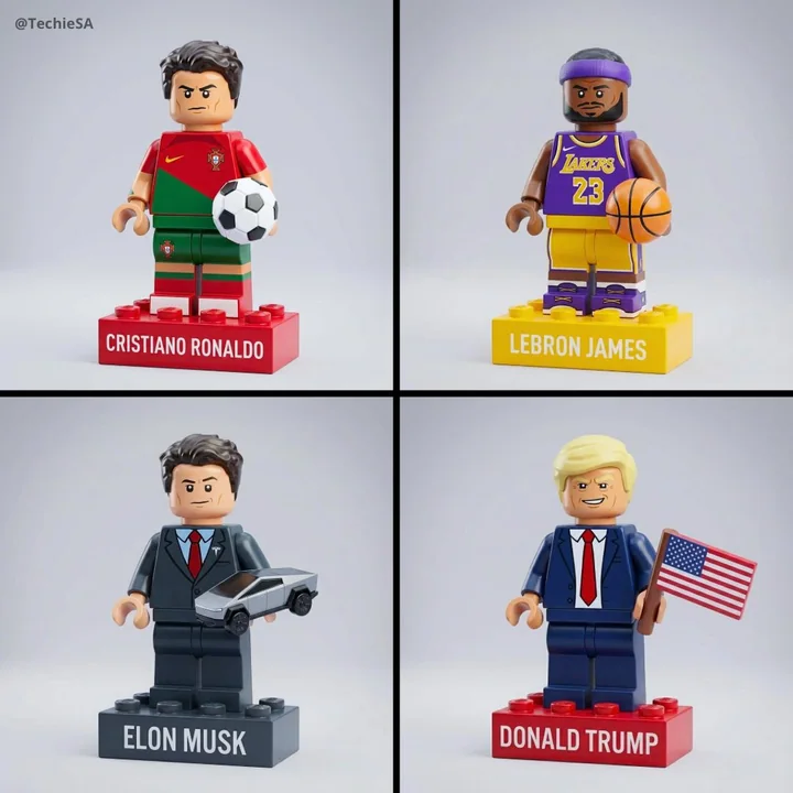 Poupée 3D mini de style Lego