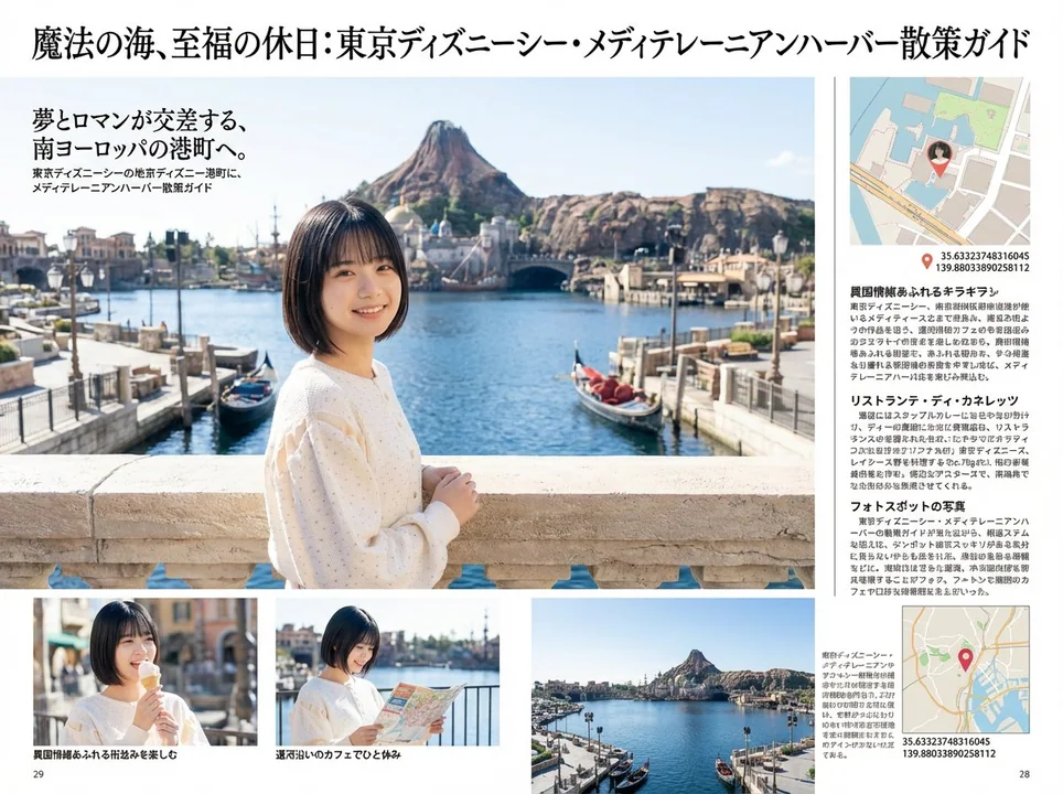 写真集のような美しいレイアウト