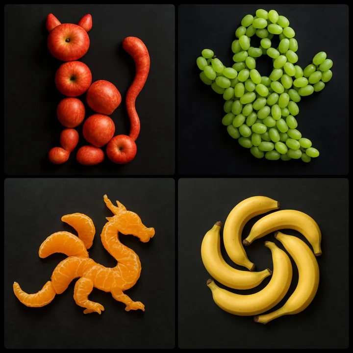 Shape of fruits