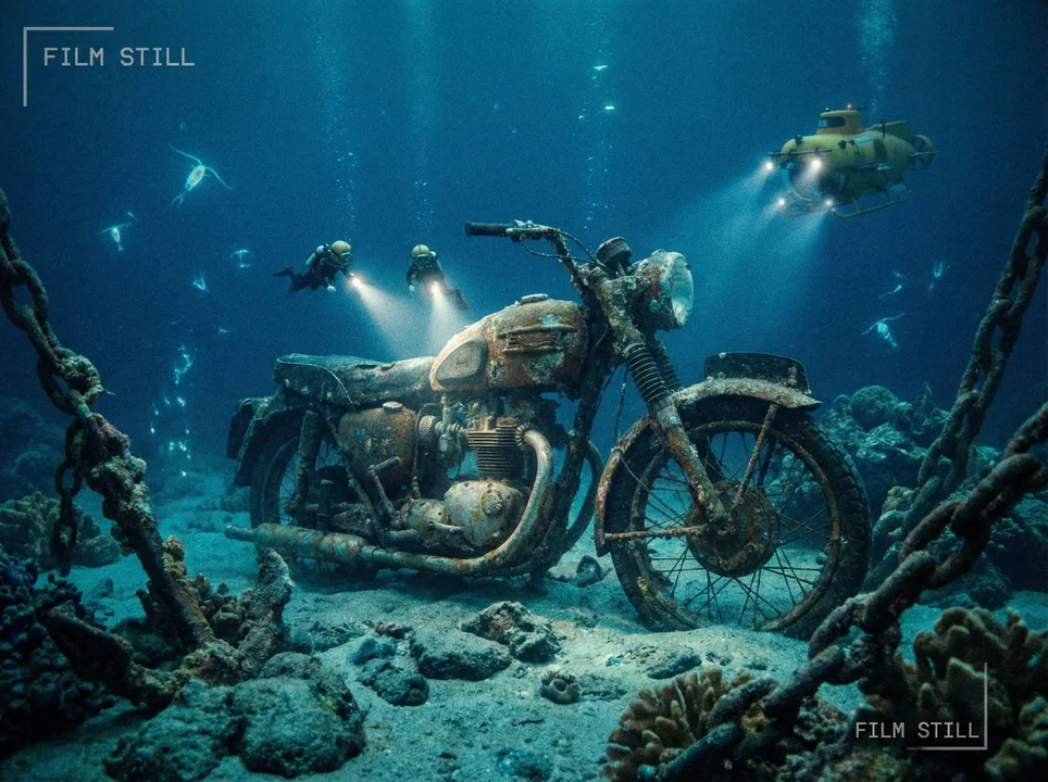 Deep Sea Exploration: Micro Divers Discovering Mysterious Underwater Ruins