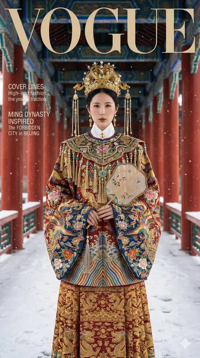 Series of Chinese Women Who Must Take Photos in Their Lifetime: Checking In at the Forbidden City