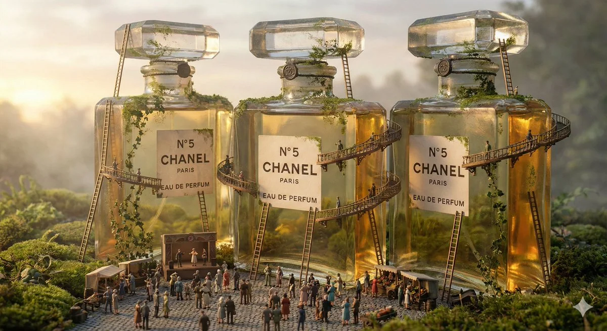 Giant product architectural wonders in a miniature world