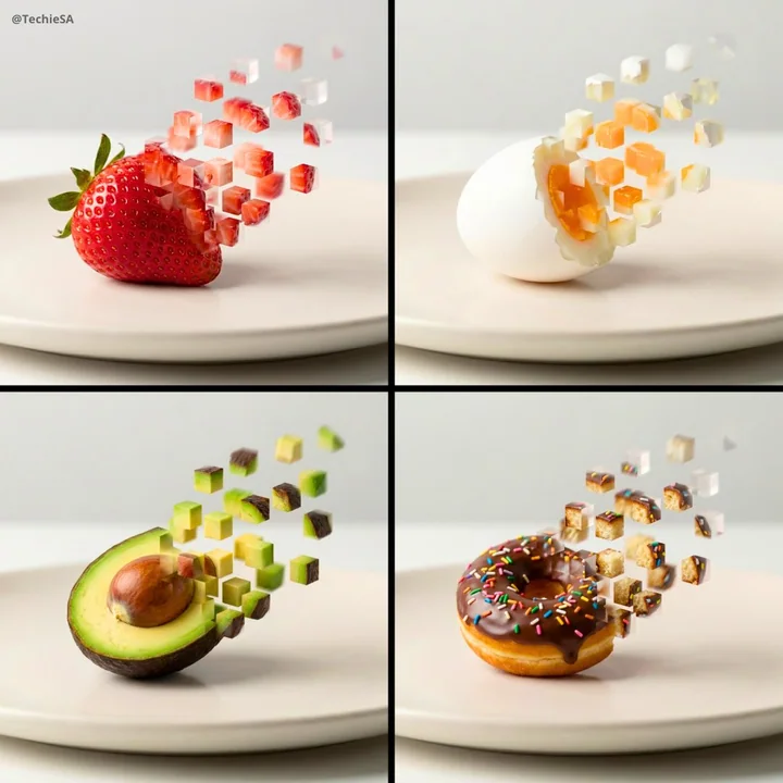 Minimalist food photography