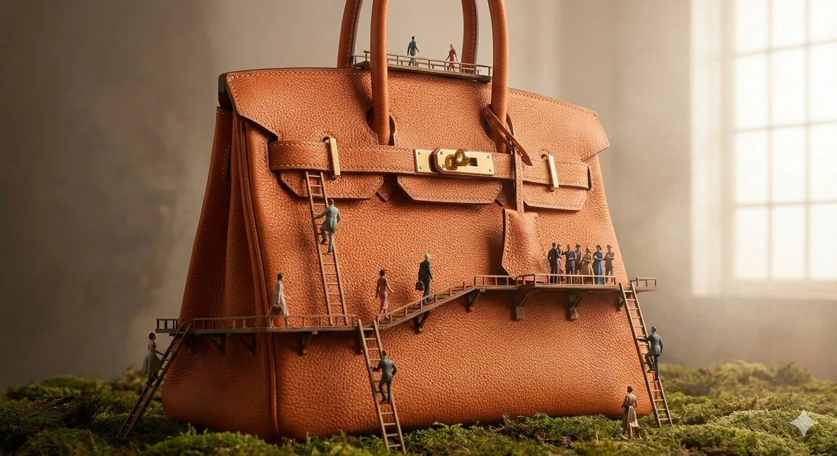 Paysage miniature créatif : le produit se transforme en merveille grandiose