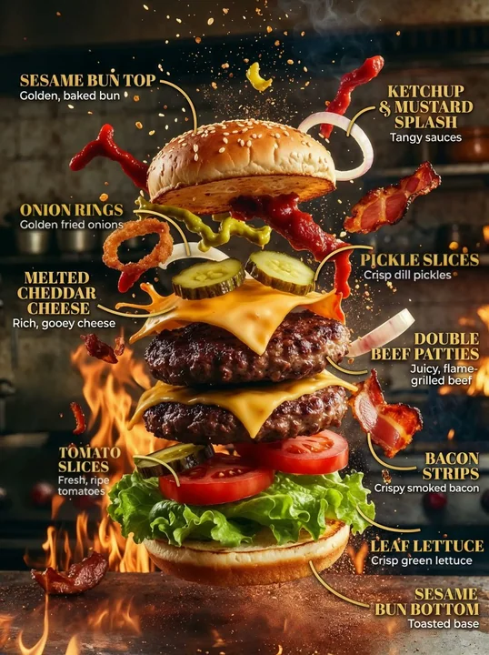 A highly impactful visual breakdown of the product ingredients