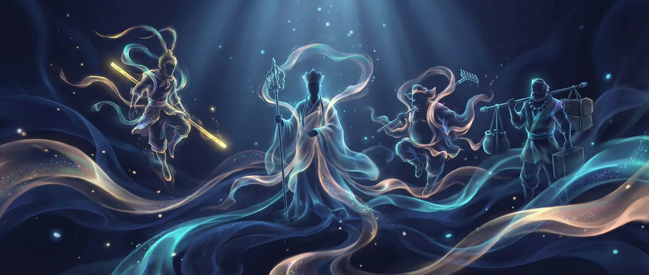 用中国奇幻风格书写世界名画