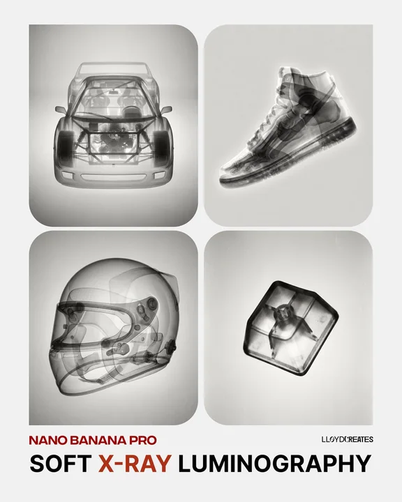 Photographie en noir et blanc de grenade en radiographie sous des lumières éthérées