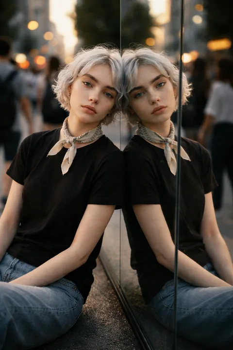 Portrait photography with a strong cinematic feel