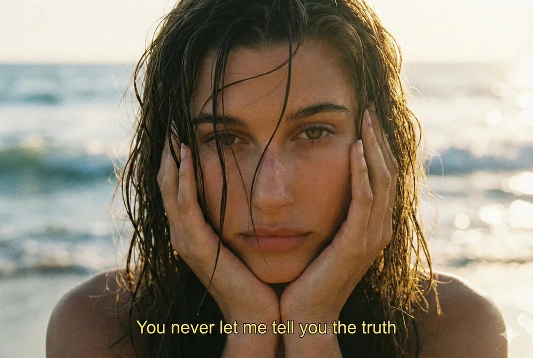 Vintage film girl: the melancholic gaze that never let me speak the truth