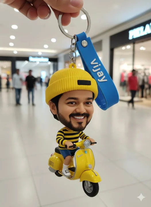 Porte-clés de style cartoon