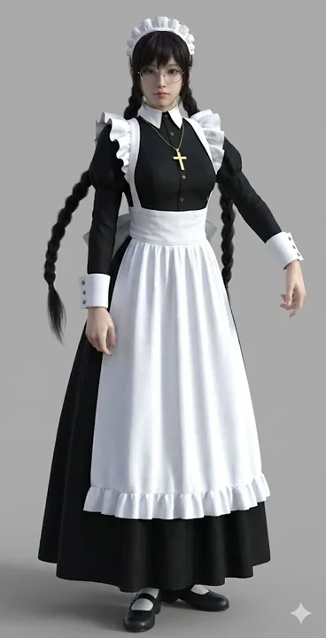 打破次元壁：还原动漫服饰的精致3DCG美女