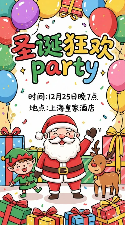 クリスマス特別編 - クリスマスイベント招待状