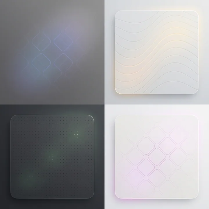 Matériau à micro-grains délicats sous une lumière douce et des ombres subtiles