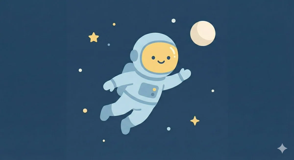 Illustration de personnage mignon au style plat et minimaliste
