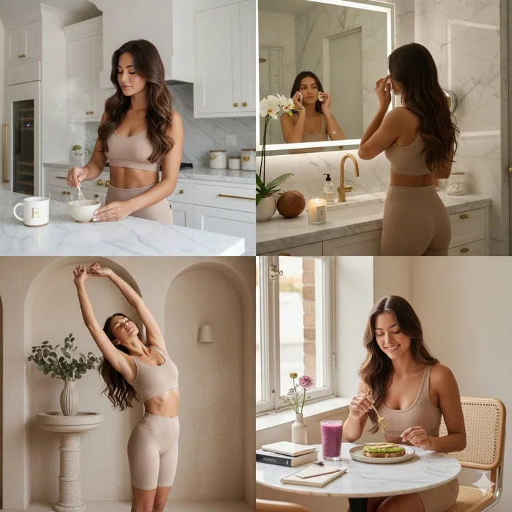 极简奢华风都市女性健康生活写真